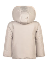 L Orso Bruno Beige Hooded Coat with Buttons - Fall/Winter 2025 - On Sale - Bambino | Lidia Shopping