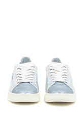 Autry Rosé Medialist Low Silver Sequin Sneakers - AUTRY ROSE