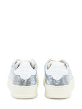 Autry Rosé Medialist Low Silver Sequin Sneakers - AUTRY ROSE