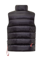 After Label Blue Padded Vest with Zip Closure - AFTER LABEL | Lidia Shopping