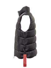 After Label Blue Padded Vest with Zip Closure - AFTER LABEL | Lidia Shopping