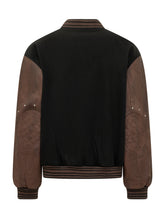 Giacca Varsity con Maniche a Contrasto e Patch - Abbigliamento Uomo | Lidia Shopping