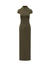 Abito Lungo Con Collo Alto - Abbigliamento Donna | Lidia Shopping