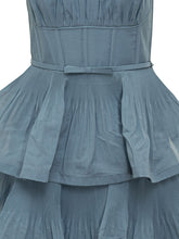 Abito Midi Con Balze E Spalline Sottili - Abbigliamento Donna | Lidia Shopping