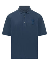 Polo Boxy Fit Patch con Colletto e Logo - Abbigliamento Uomo | Lidia Shopping