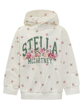 Felpa con Cappuccio Stella McCartney con Stampa Floreale - Fall/Winter 2025 - On Sale - Bambino | Lidia Shopping