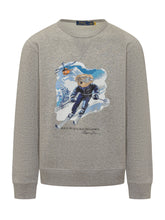 Sweatshirt With Skier Bear Print - Collezione Happy Birthday | Lidia Shopping
