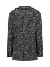 MSGM Tweed Blazer with Frayed Edges - Msgm | Lidia Shopping