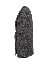 MSGM Tweed Blazer with Frayed Edges - Msgm | Lidia Shopping