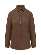 Camicia in Lino a Maniche Lunghe - Abbigliamento Donna | Lidia Shopping