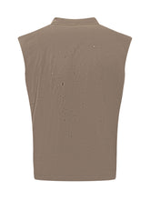 T-shirt Senza Maniche con Logo e Dettagli Traforati - Abbigliamento Uomo | Lidia Shopping