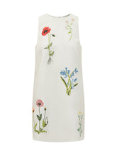 Sleeveless Dress with Floral Embroidery - New Collection | Lidia Shopping