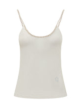 Pearl-Strap Sleeveless Top - Collezione Happy Birthday | Lidia Shopping