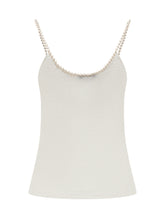 Pearl-Strap Sleeveless Top - Collezione Happy Birthday | Lidia Shopping