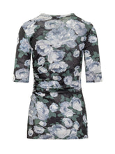 Floral Mesh Short-Sleeve Top - Collezione Happy Birthday | Lidia Shopping