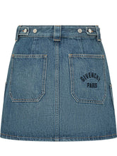Denim Mini Skirt with Patch Pockets - Collezione Happy Birthday | Lidia Shopping