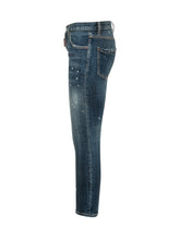 Teddy Jeans with Used Effect and Distressed Details - Dsquared2 | Lidia Shopping