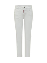 Teddy Five Pocket Jeans with Button and Zip Closure - Dsquared2 | Lidia Shopping