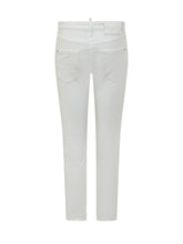 Teddy Five Pocket Jeans with Button and Zip Closure - Dsquared2 | Lidia Shopping