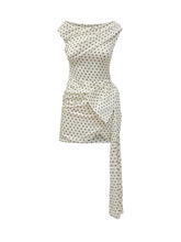 Draped Polka-Dot Mini Dress - Collezione Happy Birthday | Lidia Shopping
