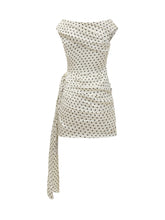 Draped Polka-Dot Mini Dress - Collezione Happy Birthday | Lidia Shopping