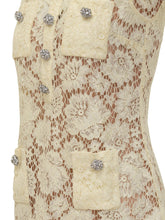 Abito Mini in Pizzo Ricamato - Abbigliamento Donna | Lidia Shopping