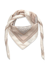 Foulard con Motivo Geometrico e Bordi a Contrasto - Accessori Donna | Lidia Shopping