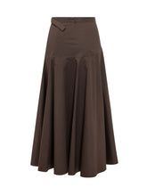 Gonna Vusola lunga svasata con cintura - Abbigliamento Donna | Lidia Shopping