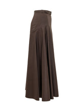 Gonna Vusola lunga svasata con cintura - Abbigliamento Donna | Lidia Shopping