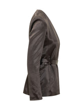 Giacca Jia con cintura e scollo a V - Abbigliamento Donna | Lidia Shopping