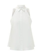 Top Becola senza maniche con colletto e bottoni - Abbigliamento Donna | Lidia Shopping