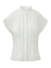 High Neck Pleated Blouse - Boss | Lidia Shopping