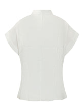 High Neck Pleated Blouse - Boss | Lidia Shopping