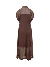 Abito Davinata lungo senza maniche con colletto - Abbigliamento Donna | Lidia Shopping