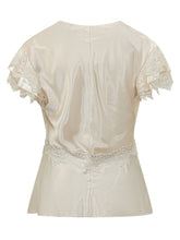 Camicia in Satin con Inserto in Pizzo - Abbigliamento Donna | Lidia Shopping