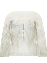 Organza Shirt with Floral Print - Alberta Ferretti | Lidia Shopping