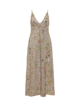 Long Sequin Dress with V Neck - Alberta Ferretti | Lidia Shopping