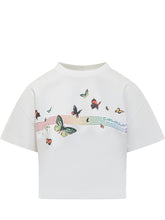 Butterfly Boxy T-Shirt - Casablanca | Lidia Shopping