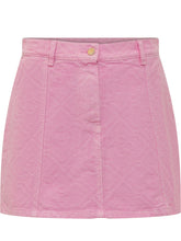 Mini Skirt with High Waist and Button - Casablanca | Lidia Shopping