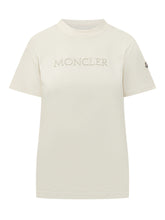 T-shirt a Maniche Corte con Logo Ricamato - Abbigliamento Donna | Lidia Shopping