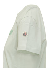 Short Sleeve T-Shirt with Embroidered Logo - Moncler | Lidia Shopping
