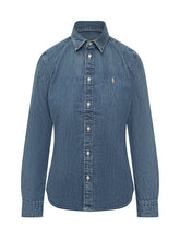 Camicia in Denim a Maniche Lunghe - Abbigliamento Donna | Lidia Shopping