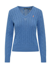 Pullover Kimberly  con Scollo a V e Lavorazione a Trecce - Abbigliamento Donna | Lidia Shopping