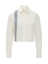 Cropped Shirt with Collar and Side Band - Collezione Happy Birthday | Lidia Shopping