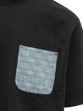 T-Shirt with Logo Denim Pocket - Collezione Happy Birthday | Lidia Shopping