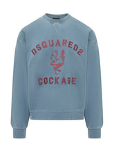 Short Wide Crew Neck Sweatshirt with Graphic Print - Collezione Happy Birthday | Lidia Shopping