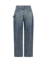 Jeans a Gamba Ampia con Tasche Laterali - Abbigliamento Uomo | Lidia Shopping