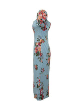 Midi Dress with Sweetheart Neckline and Floral Print - Dolce & Gabbana | Lidia Shopping
