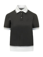 Polo Maniche Corte con Colletto a Contrasto - Abbigliamento Donna | Lidia Shopping