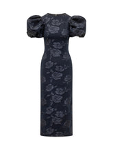 Midi Puff-Sleeve Dress - New Collection | Lidia Shopping